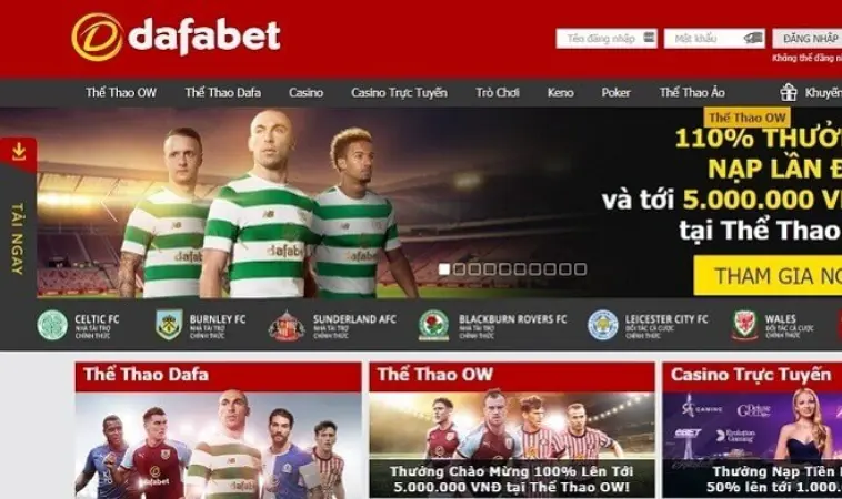 DAFABET: điểm hẹn của mọi cược thủ thông thái DAFABET: điểm hẹn của mọi cược thủ thông thái
