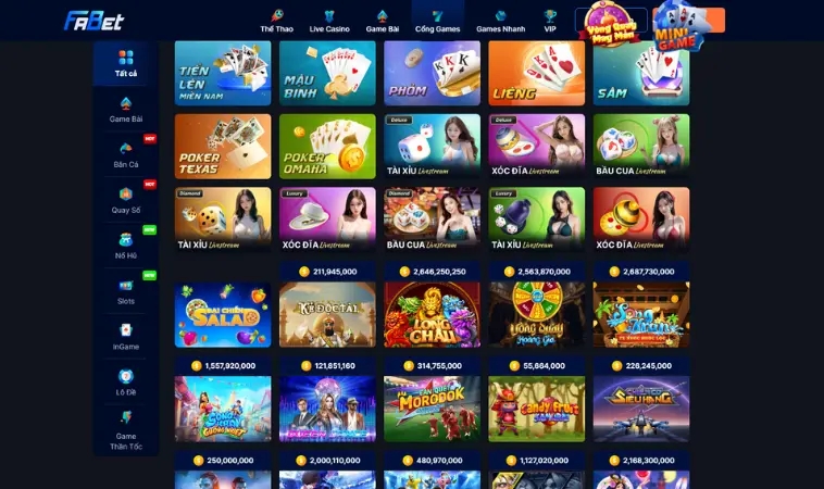 Những game hay không nên bỏ lỡ khi dừng chân tại FABET Những game hay không nên bỏ lỡ khi dừng chân tại FABET