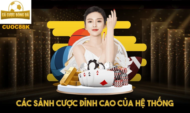 K9CC: Trải Nghiệm Cá Cược Đỉnh Cao Với Tỷ Lệ Cạnh Tranh 2 Các sảnh cược đỉnh cao của hệ thống