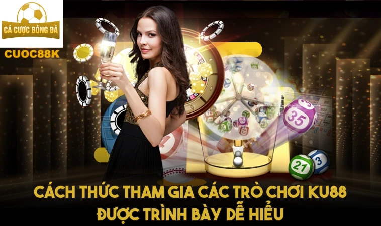 Ku88 - Khám Phá Sự Thú Vị Của Các Trò Chơi Cá Cược 1 Cách thức tham gia các trò chơi Ku 88 được trình bày dễ hiểu